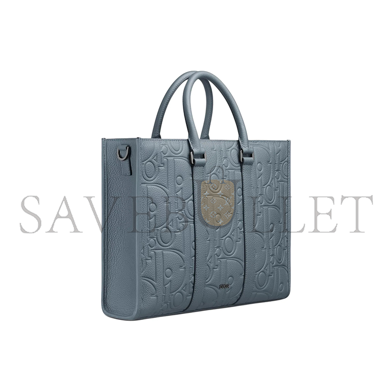 D*or medium east-west tote bag 1essh242llg-h830 (36*30*10cm)